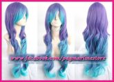 Peruca Azul e Roxa