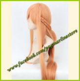 Peruca Ruiva com Trancinha (Asuna - SAO)